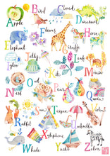 Load image into Gallery viewer, Children's Alphabet Giclée Art Print