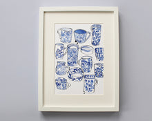 Load image into Gallery viewer, Blue & White Ceramics Giclée Art Print