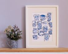 Load image into Gallery viewer, Blue & White Ceramics Giclée Art Print