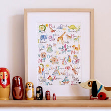 Load image into Gallery viewer, Children's Alphabet Giclée Art Print