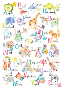 Children's Alphabet Giclée Art Print