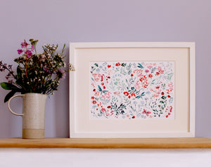 Floral Ladybird Giclée Art Print