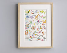 Load image into Gallery viewer, Children&#39;s Alphabet Giclée Art Print
