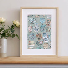 Load image into Gallery viewer, Patterned Ceramics Giclée Art Print
